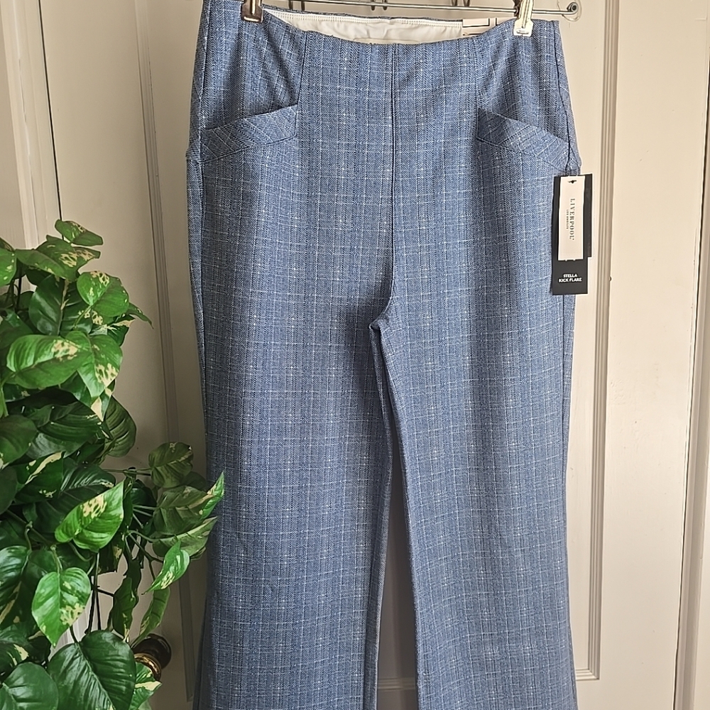 Liverpool Los Angelos Stella Kick Flare Pull On Pants Womens Size 0/30 NWT